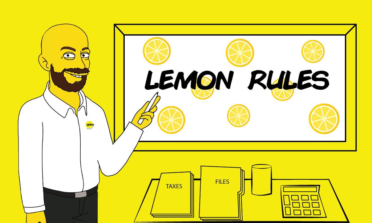 Lemon Rules for your Tax Return